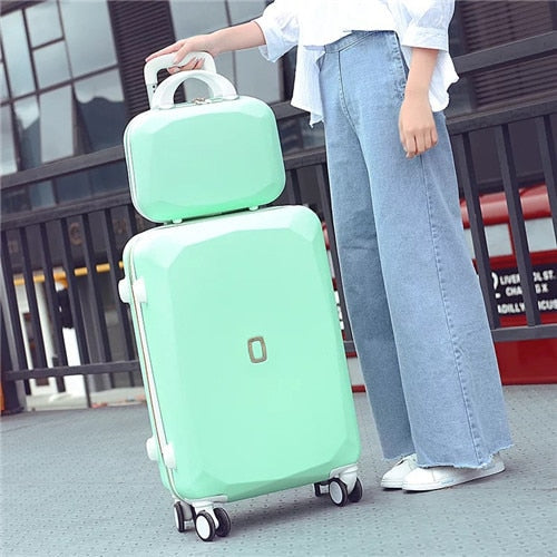 20 22 24 and 26 Inch ABS Rolling Luggage Suitcase for Men and Women  -  GeraldBlack.com