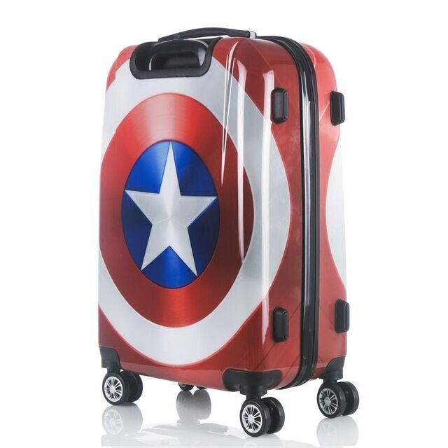 20 24 inch fashion Zebra printing suitcase cute rolling luggage kids travel trolley bag  -  GeraldBlack.com