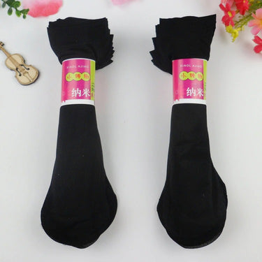 20 Pcs Per Lot Women's Summer Elastic Nylon Crystal Short Socks Plain Socks GeraldBlack.com   