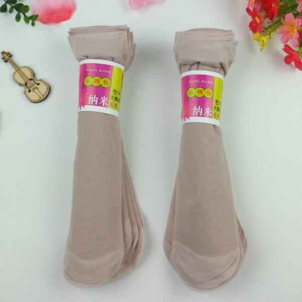 20 Pcs Per Lot Women's Summer Elastic Nylon Crystal Short Socks - SolaceConnect.com