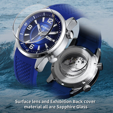 200m Divers Watch Men Automatic Self-Wind Mechanical Wristwatch Waterproof Luxury Automatic Watch For Men  -  GeraldBlack.com