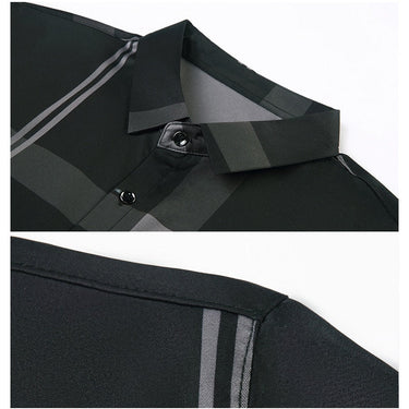 2022 brand designer striped mens shirts for men clothing korean fashion long sleeve shirt luxury dress casual clothes jersey 653  -  GeraldBlack.com