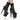 20cm Black High Thin Heels Round Toe Lace Up Bride's Wedding Formal Boots  -  GeraldBlack.com