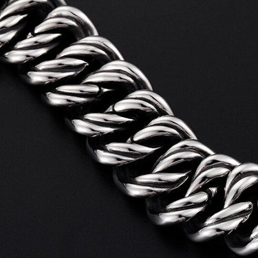22MM Stainless Steel Mens On Hand Chain Wrist Bracelets Male Bike Jewelry Bracelets For Men Mannen Armband Gift For Boyfriend  -  GeraldBlack.com