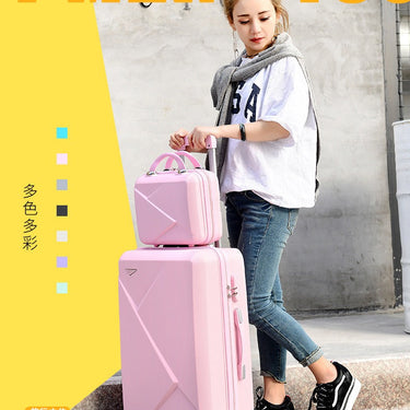 2PCS per SET lovely 20 22 24 26 28 inches trolley case ABS rolling luggage set students travel  -  GeraldBlack.com