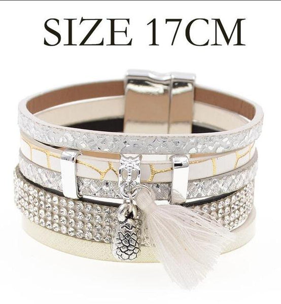3 Color 3 Size Charm Bracelets and Christmas Gift Wrap Bangles for Women - SolaceConnect.com