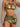 3 Pieces Bikini Set with Pleate Skirt Glossy Solid Swimsuit Halter Push Up Bra Beach Bathing Suit Swimwear Beach Wear  -  GeraldBlack.com