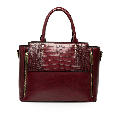 3 Sets Luxury Patent Leather Handbag for Women Alligator Pattern Designer Shoulder Crossbody Bag Sac A Main  -  GeraldBlack.com