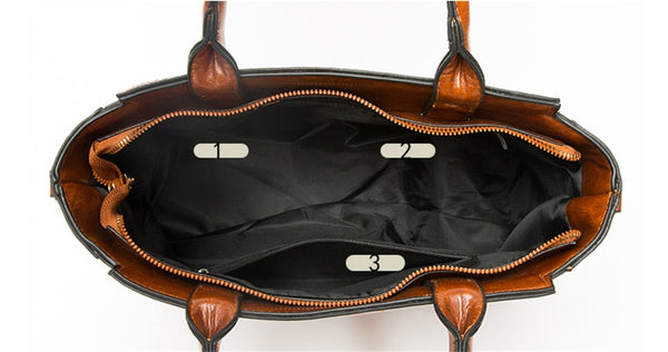 3 Sets Luxury Patent Leather Handbag for Women Alligator Pattern Designer Shoulder Crossbody Bag Sac  -  GeraldBlack.com