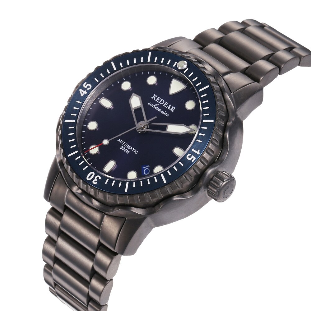 300M Diver Watches Sports 44mm Men's Automatic Mechanical Watch Stainless Steel Luminous Wristwatches Homage  -  GeraldBlack.com