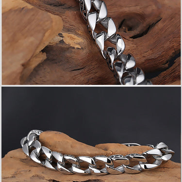316L Stainless Steel Men's Charm Bracelet Retro Bracelet Biker Jewelry Accessories On Hand Chain  -  GeraldBlack.com