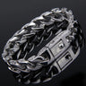 316L Stainless Steel Men's Charm Bracelet Retro Bracelet Biker Jewelry Accessories On Hand Chain  -  GeraldBlack.com