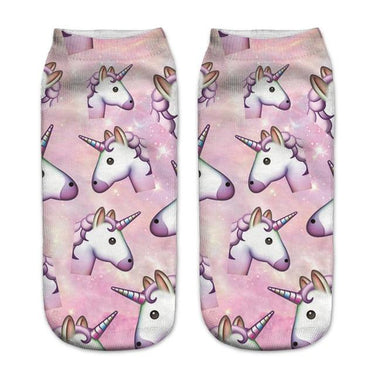 3D Animal Printed Pink Cute Pigling Cotton Ankle Socks for Women - SolaceConnect.com