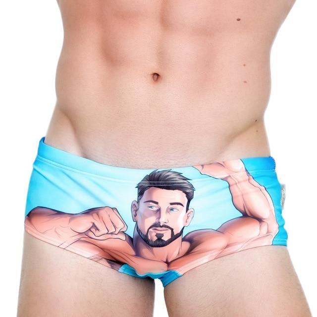 3D Designed Men's Sexy Bathing Suit Swimming Briefs with Penis Pouch GeraldBlack.com 3D Designed Men's Sexy Bathing Suit Swimming Briefs with Penis Pouch GeraldBlack.com