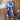 3D Pattern Slim Printed Jeans for Men Blue White Stretch Fashion Denims  -  GeraldBlack.com