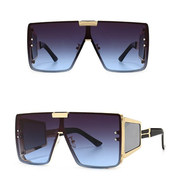 46588 Oversized One Lens Goggle Sunglasses Retro Men Women Fashion Shades UV400 Vintage Glasses  -  GeraldBlack.com