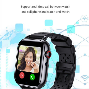 4G gps Android 9.0 Dual Camera Smart Watch Positioning Child SIM Card Video Call Phone Wifi Internet  -  GeraldBlack.com
