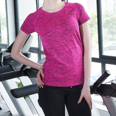 5 Colors Women's Quick Dry Breathable Yoga Shirt for Fitness and Sports - SolaceConnect.com
