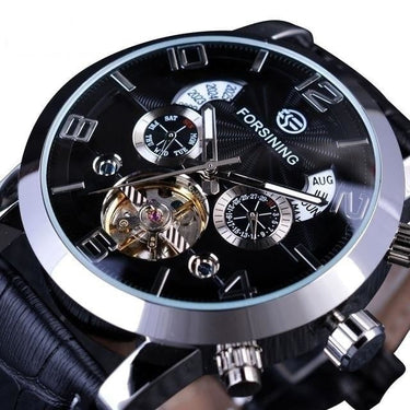 5 Hands Tourbillion Wave Dial Men’s Watches with Multi-Function Display - SolaceConnect.com