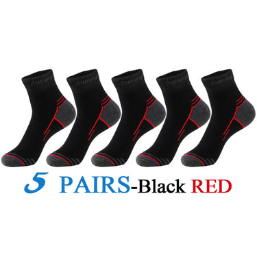 5 Pairs Lot Cotton Casual Running Outdoor Sports Ankle Socks for Men  -  GeraldBlack.com