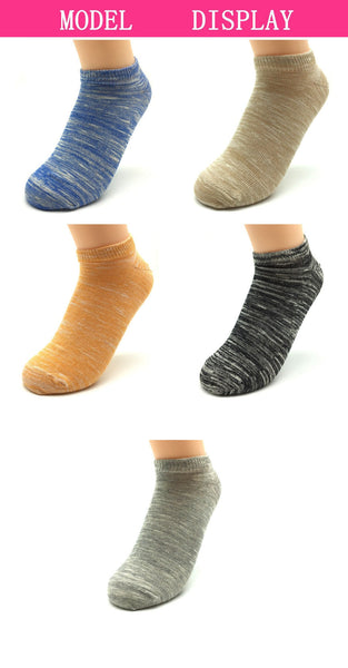 5 Pairs Lot Summer Casual Cotton Harajuku Ankle Socks for Women  -  GeraldBlack.com