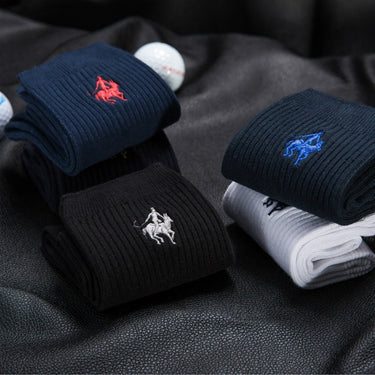 5 Pairs Men's Casual Solid Color 100% Cotton Harajuku Happy Socks  -  GeraldBlack.com