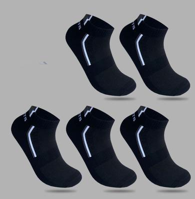 5 Pairs Per Lot Men's Stretchy Shaping Short Socks Suit for All Season - SolaceConnect.com