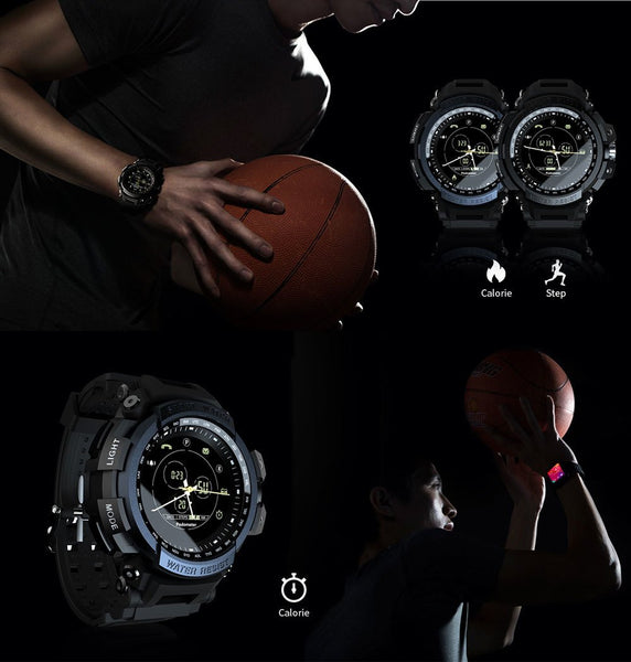 50 Meter Waterproof Sport Smartwatch with Bluetooth Call Remind for IOS - SolaceConnect.com