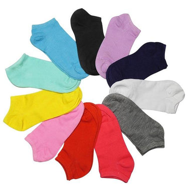 5pair Warm Comfortable Cotton Blends Women's Low Ankle Socks - SolaceConnect.com