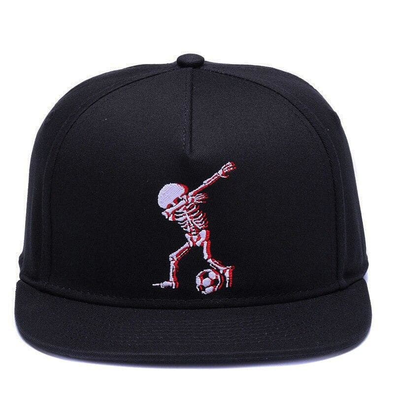 5panels Cotton Embroidery Skull Adjustable Sports Hip Hop Baseball Caps  -  GeraldBlack.com