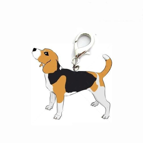 5Pcs/Lot Cute Chow Chow Sharpei Foxhound Pug Shepherd Dog Purse Charms - SolaceConnect.com
