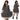 5XL 6XL Large Size Winter Plus Size Women's Patchworked Lace Dress - SolaceConnect.com
