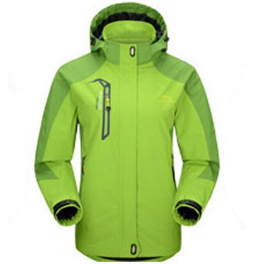 5XL Men's Waterproof Hooded Coat Jacket Outerwear in Army Solid - SolaceConnect.com