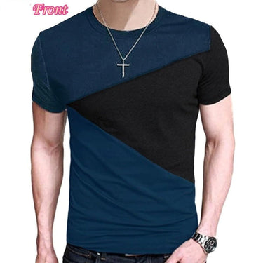 6 Designs Men's Slim Fit Crew Neck Short Sleeve Casual T-Shirt Tee Tops  -  GeraldBlack.com