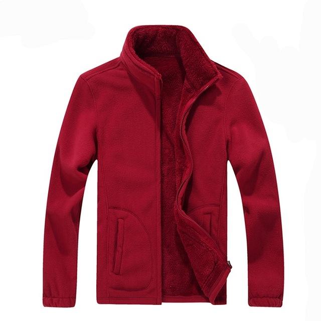 6XL 8XL Men's Softshell Warm Fleece Casual Thermal Coat Jacket  -  GeraldBlack.com