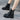 8.5cm Cow Genuine Leather Platform Autumn Winter Mid Calf Motorcycle Boots Hidden Heel Women ZIP Non Slip Lace Up Shoes  -  GeraldBlack.com