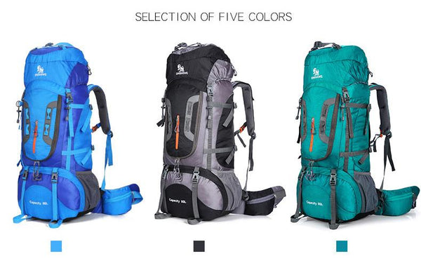 80L Nylon Superlight Big Backpacks for Outdoor Camping Hiking Sports Travel - SolaceConnect.com