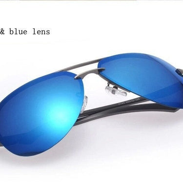 9 Colors Men's Polarized UV400 Protection Sunglasses with Metal Alloy Frame  -  GeraldBlack.com