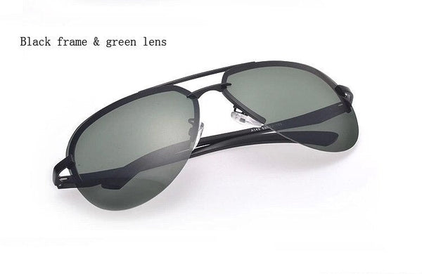 9 Colors Men's Polarized UV400 Protection Sunglasses with Metal Alloy Frame  -  GeraldBlack.com