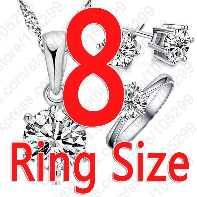 925 Sterling Silver Bridal Jewelry Sets for Women with Cubic Zircon Crystal - SolaceConnect.com