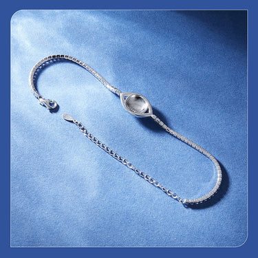 925 Sterling Silver Devils Eye Tennis Bracelet for Women Shiny Zircon Chain Bracelet Fine Jewelry Gift BSB107  -  GeraldBlack.com