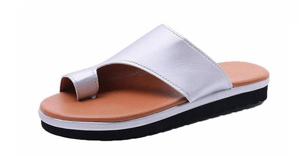 Women's Comfy Party Synthetic Leather Soft Slip-On Beach Sandals  -  GeraldBlack.com