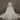 A-Line Satin High Neck Long Sleeves Floor Length Beaded Bridal Gowns  -  GeraldBlack.com