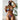 Abstract Face Print Swimwear Women Halter Push Up Triangle Micro Bikini Set Beach Backless High Cut Bathing Suit  -  GeraldBlack.com