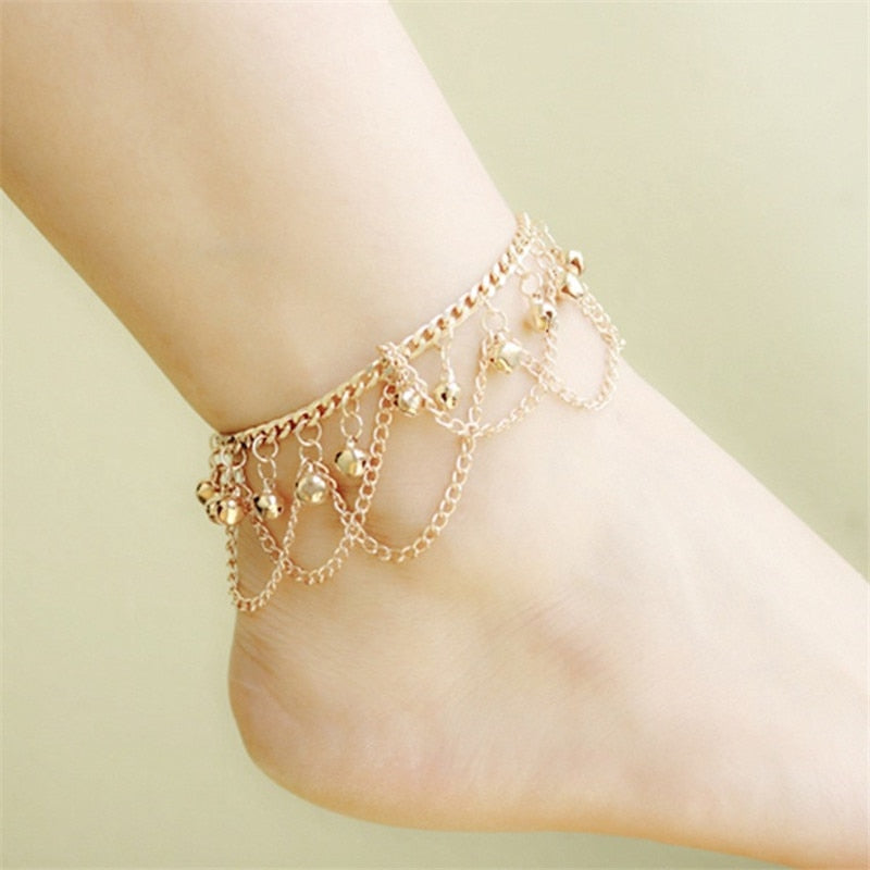 Aesthetic Simple Fashion Zinc Alloy Barefoot Anklets for Women  -  GeraldBlack.com