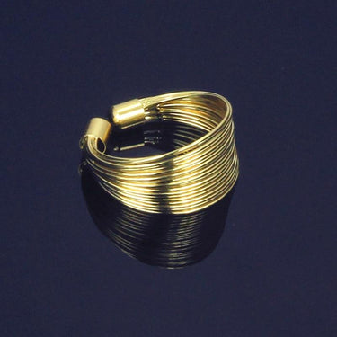African Women's Fashion Dubai Gold Wire Necklace Bracelet Earrings Sets - SolaceConnect.com
