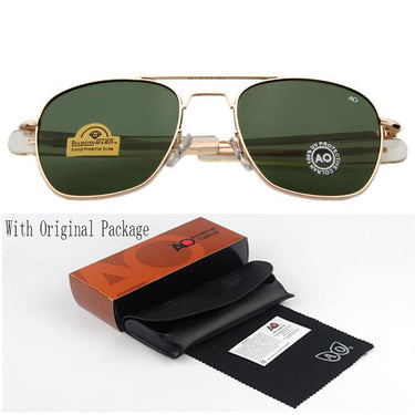American Army Military Style Optical Men's Fashion AO Sunglasses - SolaceConnect.com