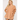 Apricot Color Textured Ruffle Sleeve Tunic Top with Back Keyhole  -  GeraldBlack.com