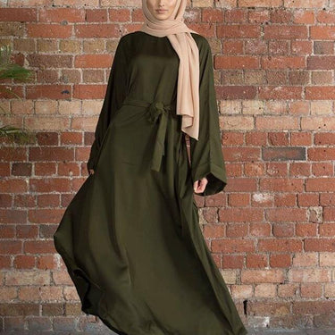 Kaftan Robe For Muslim Women Arabic Style Dress For Lady Tradditional Gown For Outside Wear Prayer - SolaceConnect.com