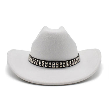 Artificial Wool Unisex Vintage Gentleman Felt Cowgirl Church Jazz Western Cowboy Hat Cap  -  GeraldBlack.com